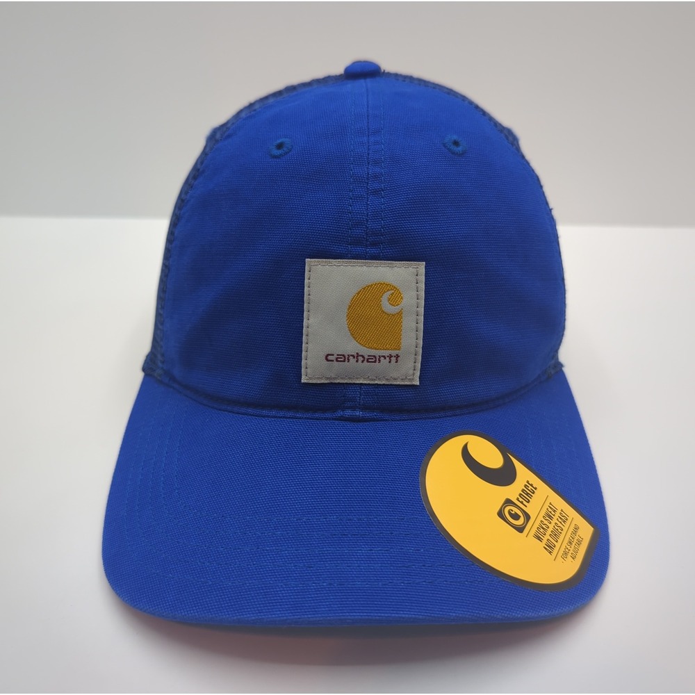 Carhartt Force Tappen Trucker Hat Blue Mesh Snapback Cap AH0286 OS